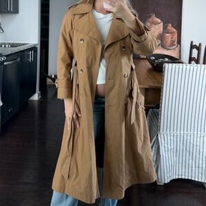 Vintage Classic Tan Trench Coat